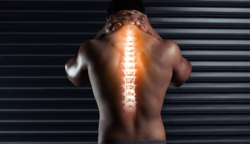 Spine pain while lifting